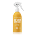 Yellow bottle of Sol de Janeiro Milky Leave-In Conditioner on a white background